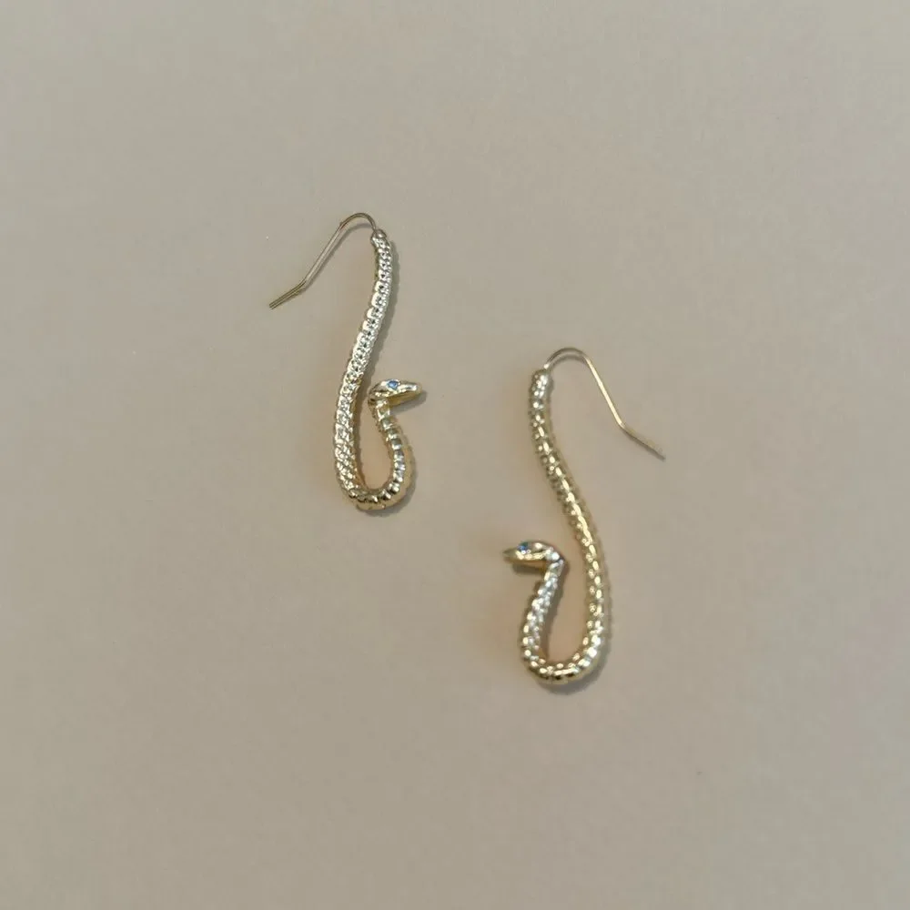 Snake earrings N1038 - Picture 3 of 4